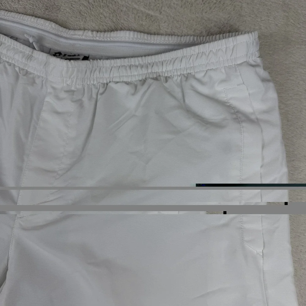 Lotto White Athletic Shorts Men's L‎ Soccer Training Mesh Lined Drawstring